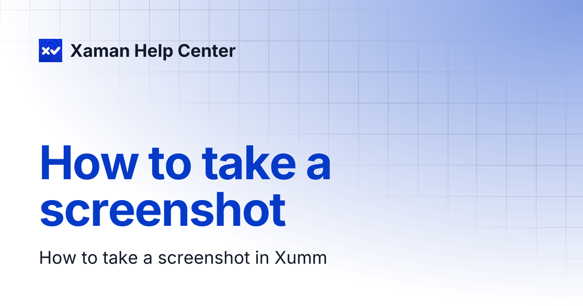 How to take a screenshot | Xaman Help Center